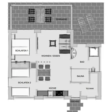 Ferienhaus Gartenbungalow Rhönherz *